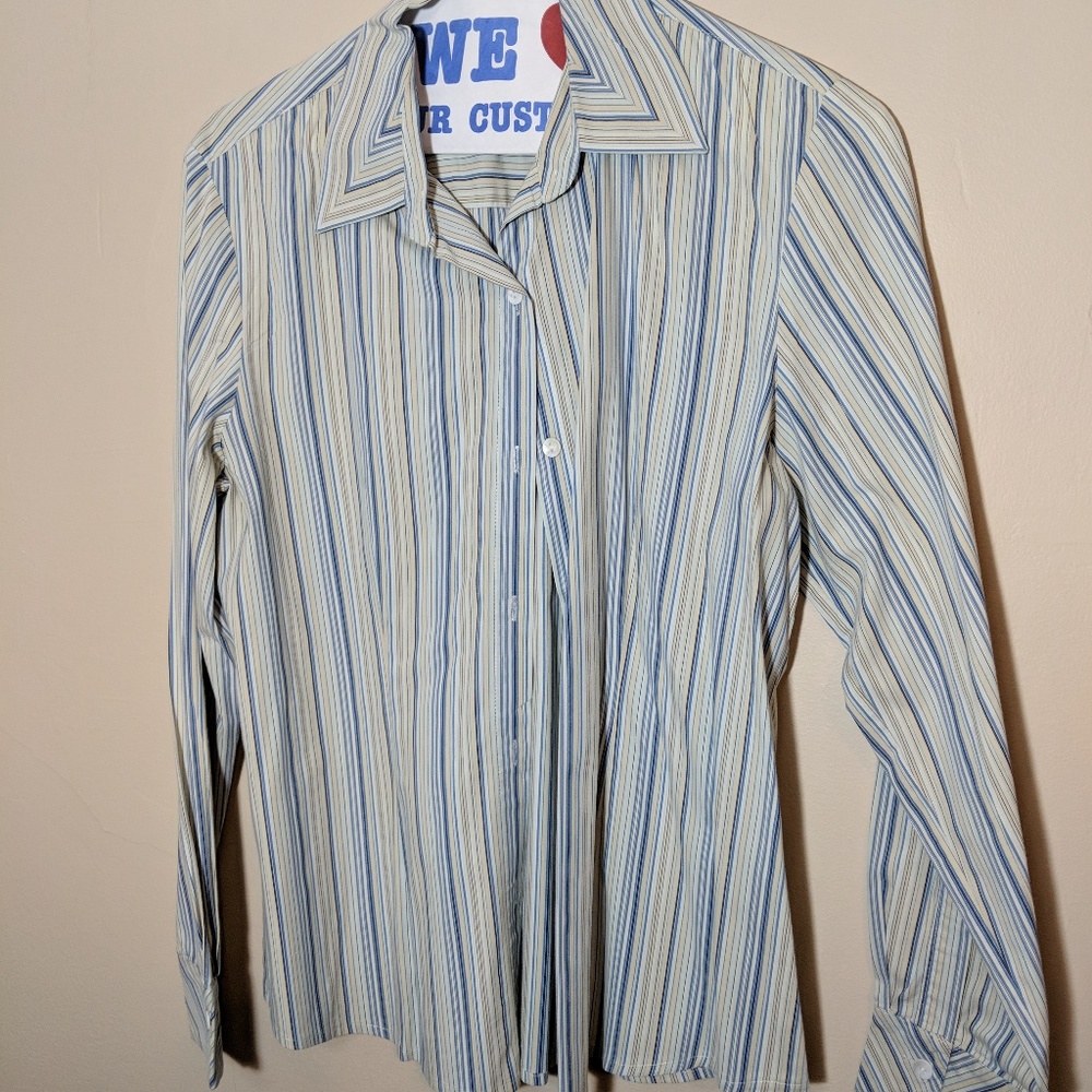 Rafaella striped button up